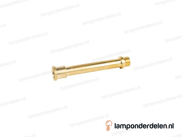 Pendelstang messing sierlijk - lengte 7 cm - binnendraad en buitendraad M10x1