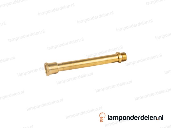 Pendelstang messing sierlijk - lengte 8 cm - binnendraad en buitendraad M10x1