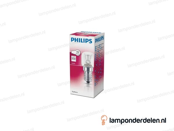 Philips - gloeilamp - parfumlamp - E14 - T22 - helder - 15W