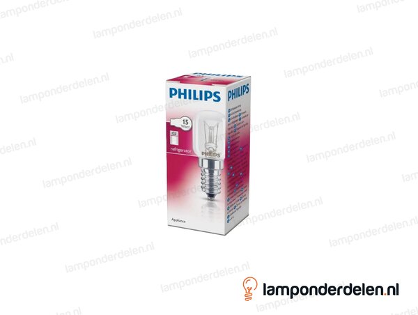 Philips - gloeilamp - parfumlamp - E14 - T25 - helder - 15W