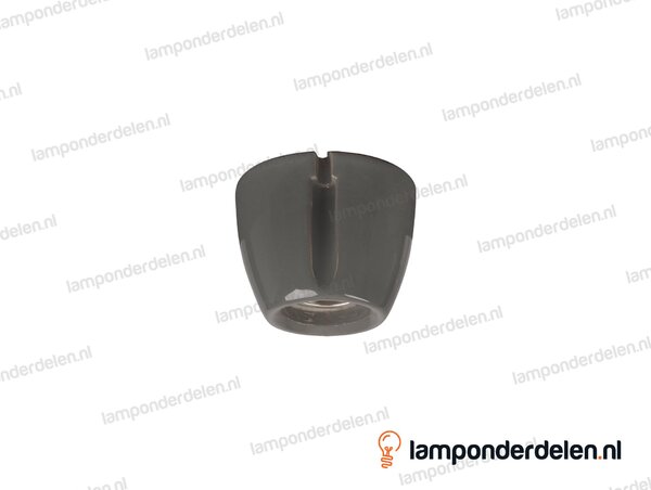 Plafondfitting E27 porselein grijs