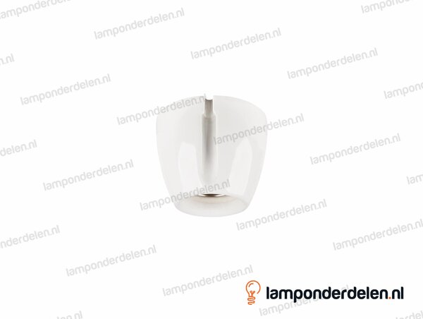 Plafondfitting E27 porselein wit
