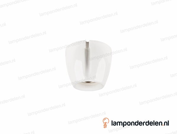 Plafondfitting E27 porselein wit