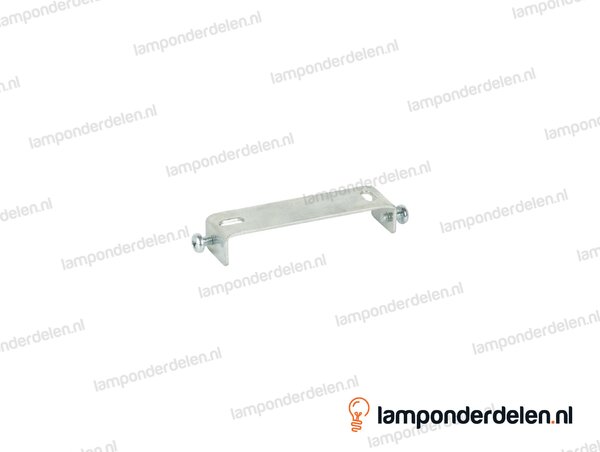 Plafondkapbeugel metaal smal - lengte 7,5 cm