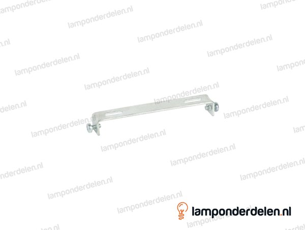 Plafondkapbeugel metaal smal - lengte 9,5 cm