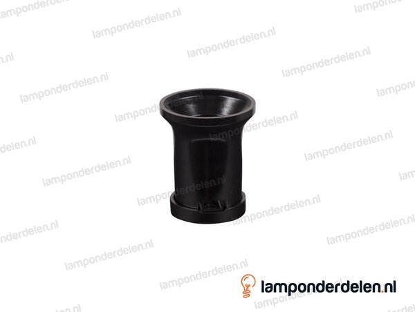 Prikkabel fitting E27 bakeliet zwart