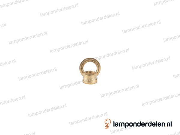 Ringnippel messing - 22 mm - binnendraad M10x1