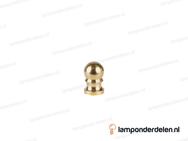 Sierknop messing pion - 16 x 25 mm - binnendraad M10x1