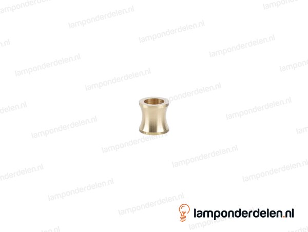 Siermof messing - hoogte 15 mm - gat 10,2 mm