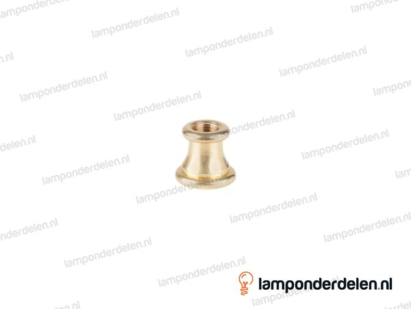 Siermof messing - hoogte 20 mm - binnendraad M10x1