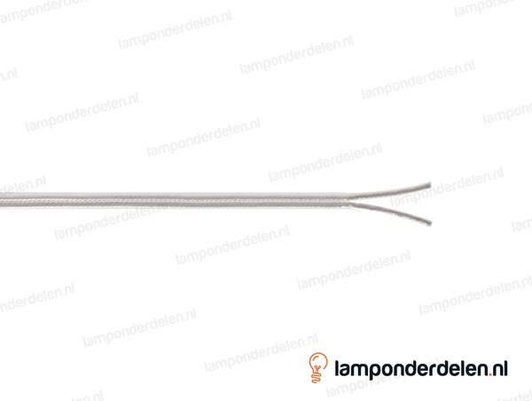 Snoer plat transparant - FEP/FEP - 2 x 1,5 mm²