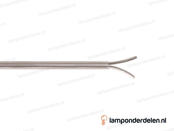 Snoer transparant plat - 2 x 0,75 mm²
