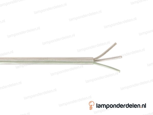 Snoer transparant rond - 3 x 0,75 mm