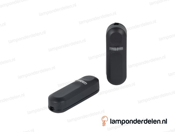 Snoerdimmer kunststof zwart LED - 4 tot 25 watt - maximaal vier LED lampen