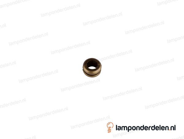 Snoerdoorvoertule PVC goud - 14 x 8 mm - voor gat van 10 mm - snoerdoorvoer 8 mm