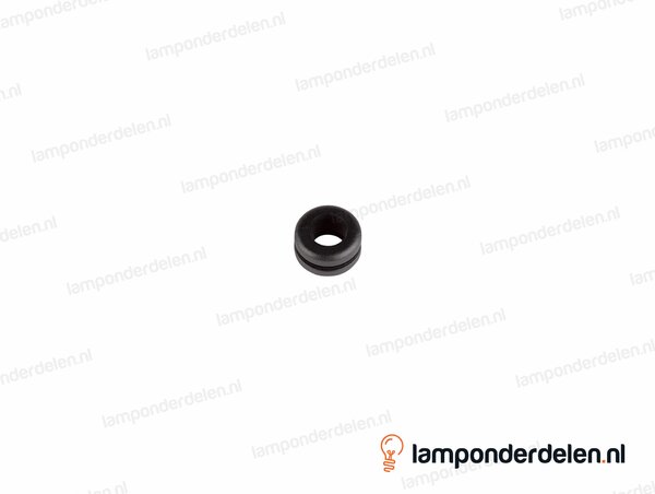 Snoerdoorvoertule PVC zwart - 14 x 8 mm - voor gat van 10 mm - snoerdoorvoer 8 mm