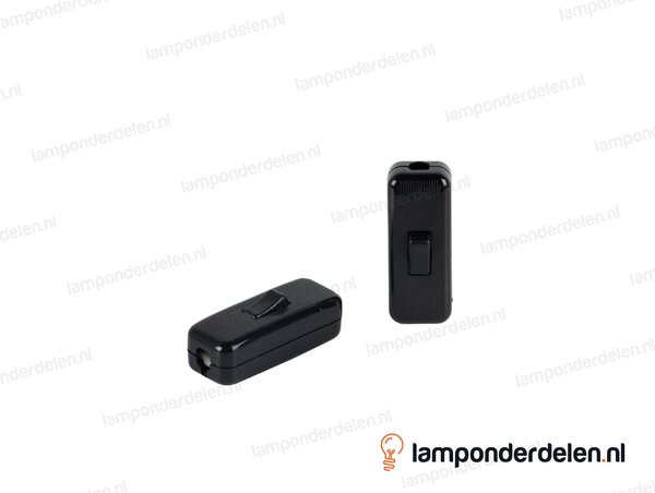 Apparaat snoerschakelaar 16 A, 250 V ~ met verwisselbare tuimelschakelaar, 2-polig (zwart - onverlicht - vergrendelt niet Apparaat snoerschakelaar 16 A, 250 V ~ met verwisselbare tuimelschakelaar, 2-polig (zwart - onverlicht - vergrendelt niet
