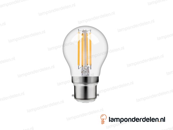 SPL filament LED kogellamp - Ba22d - P45 - helder - 4,7W - dimbaar