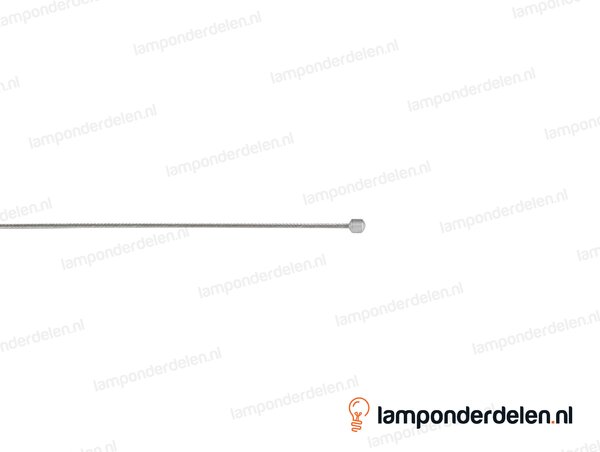 Staalkabel stug - 1,5 mm - 1x19 - nippel 4x4 - lengte 4 meter