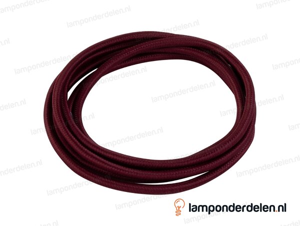 Strijkijzersnoer bordeauxrood - 2 x 0,75 mm²