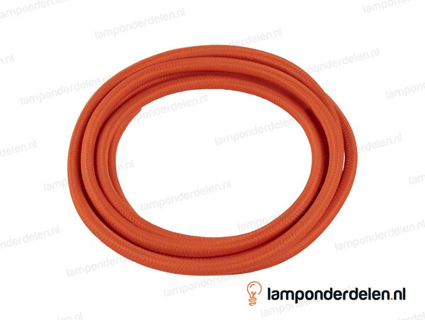 Strijkijzersnoer donkeroranje - 2 x 0,75 mm²