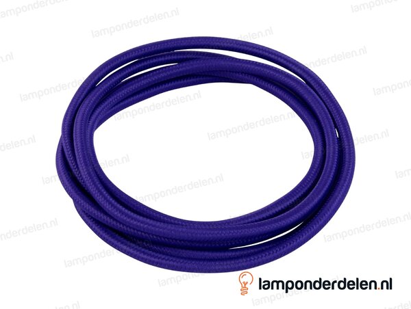 Strijkijzersnoer donkerpaars - 2 x 0,75 mm²