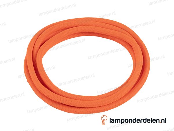 Strijkijzersnoer fluorescerend oranje - 2 x 0,75 mm²