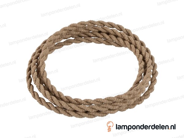 Strijkijzersnoer kraft gedraaid - 2 x 0,75 mm²