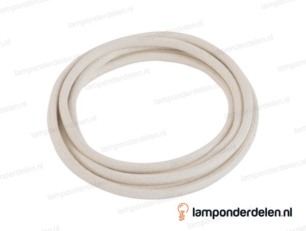 Strijkijzersnoer licht linnen - 2 x 0,75 mm²
