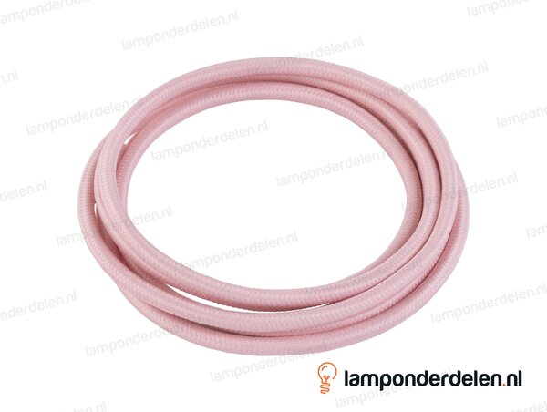 Strijkijzersnoer lichtroze - 2 x 0,75 mm²
