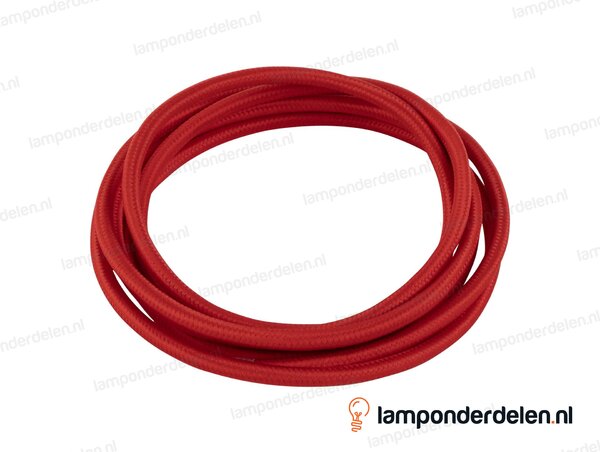 Strijkijzersnoer rood - 2 x 0,75 mm²