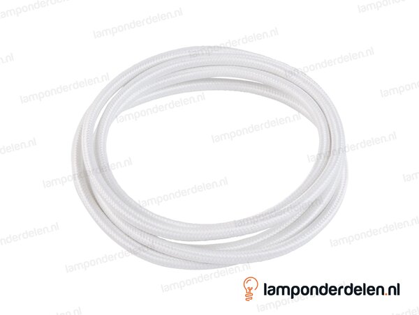 Strijkijzersnoer wit - 2 x 0,75 mm²