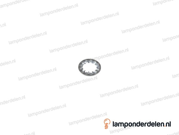 Tandveerring metaal - 18 mm - gat 10,5 mm
