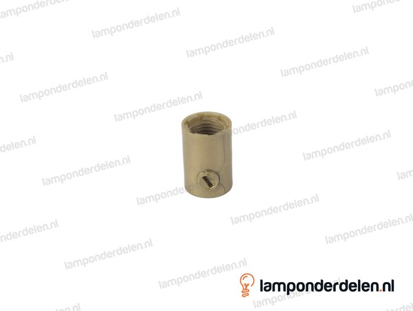 Trekontlaster kunststof goud - binnendraad M10x1