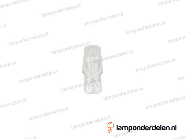 Trekontlaster kunststof transparant 2-delig - binnendraad M10x1
