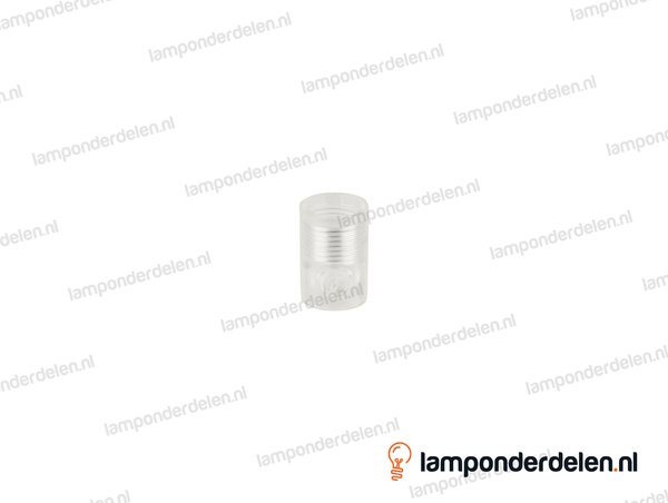 Trekontlaster kunststof transparant - binnendraad M10x1
