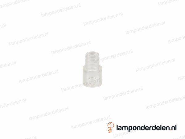 Trekontlaster kunststof transparant - lengte schroefdraad 10 mm - buitendraad M10x1