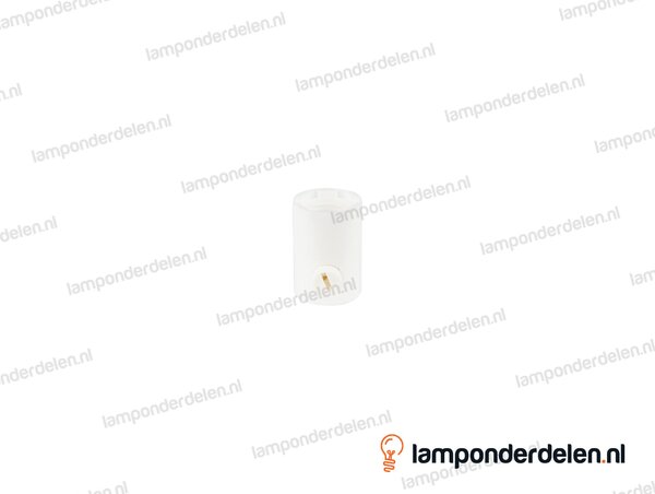 Trekontlaster kunststof wit - binnendraad M10x1
