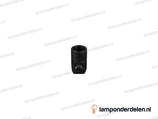 Trekontlaster kunststof zwart hoekig - binnendraad M10x1