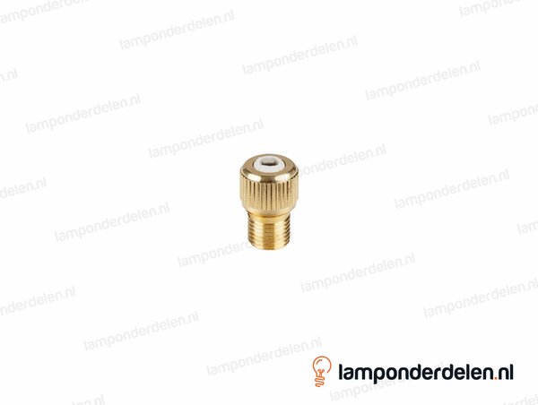 Trekontlaster messing 3-delig - lengte schroefdraad 7 mm - buitendraad M10x1