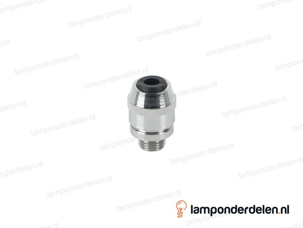 Trekontlaster messing chroomkleurig conisch - lengte schroefdraad 6 mm - buitendraad M10x1