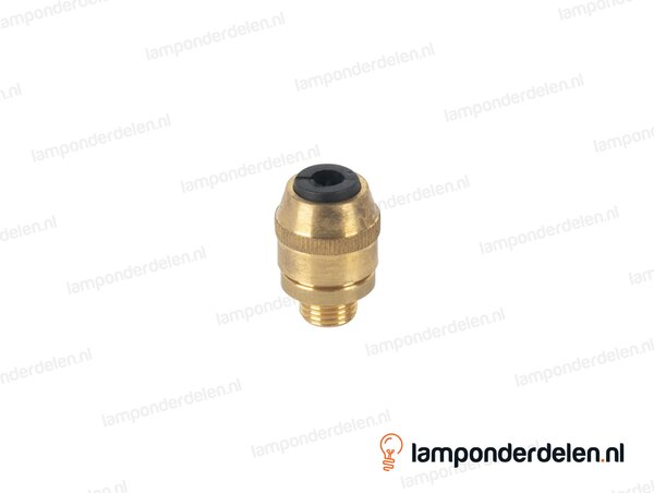 Trekontlaster messing conisch - lengte schroefdraad 6 mm - buitendraad M10x1