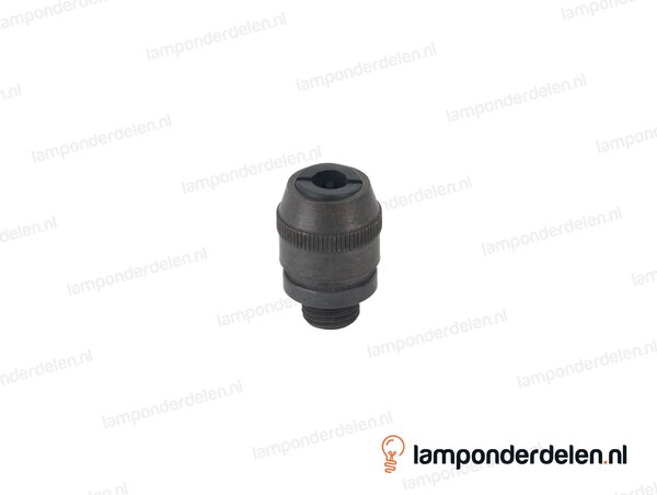 Trekontlaster messing donkerbronskleurig conisch - lengte schroefdraad 6 mm - buitendraad M10x1