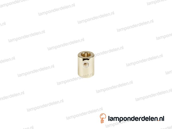 Trekontlaster messing glanskleurig - binnendraad M10x1