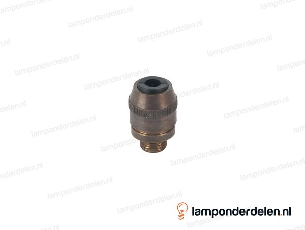 Trekontlaster messing oud engels conisch - lengte schroefdraad 6 mm - buitendraad M10x1