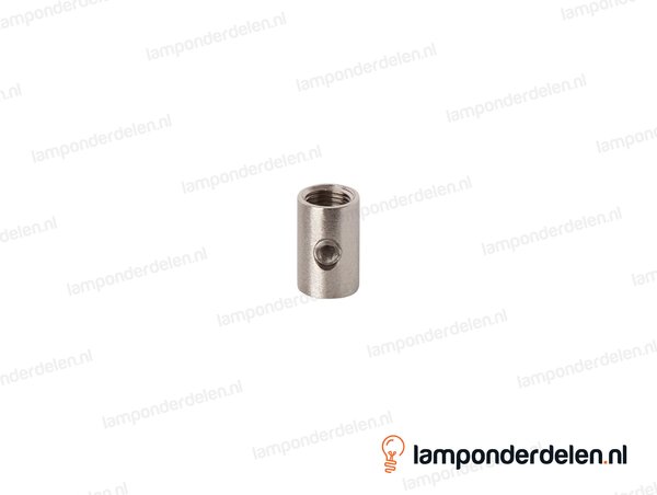 Trekontlaster messing RVS-kleurig - binnendraad M10x1 aan beide zijden