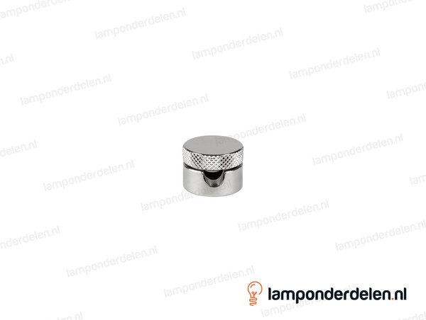 Wand en plafond snoerbevestiging messing chroomkleurig 2-delig