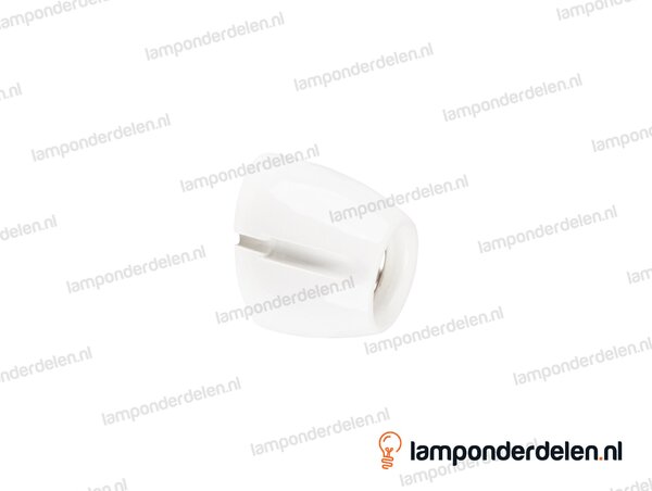 Wandfitting E27 porselein wit